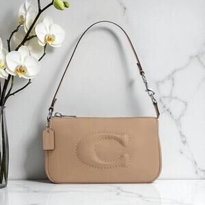 Coach Nolita 19 Purse in Taupe Leather CR364